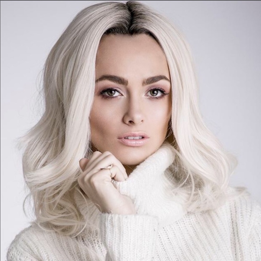 Bellami hair wig LEYLA blonde with dark roots NEW